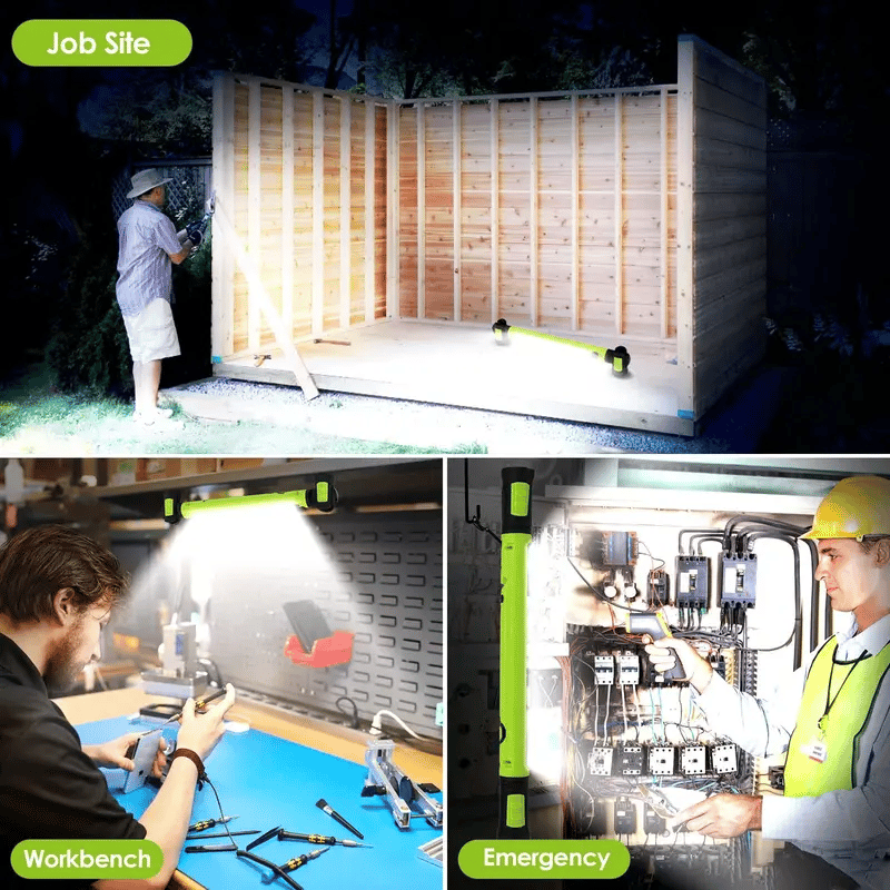 🔥🌟🔦Multifunctional magnetic rechargeable work light💡 Ideal for Mechanic, Car Repair & Garage Use