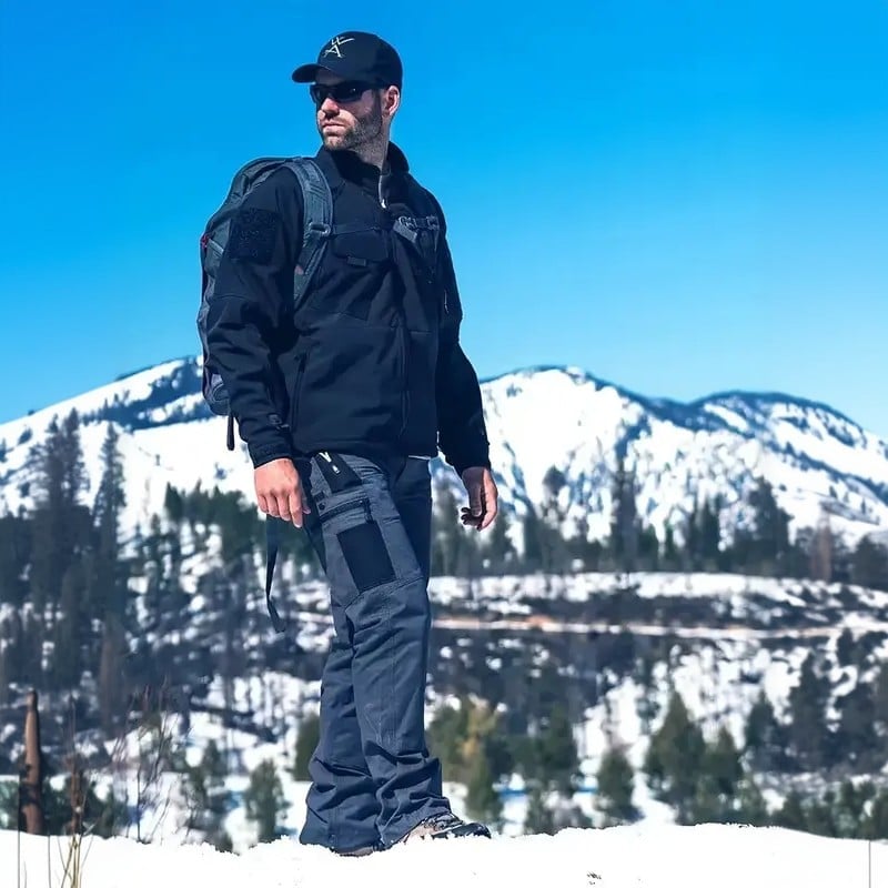 🔥LAST DAY 50% Men's - Waterproof Tactical Work Pants - Solid Color with Multi-Pockets for Outdoor Activities