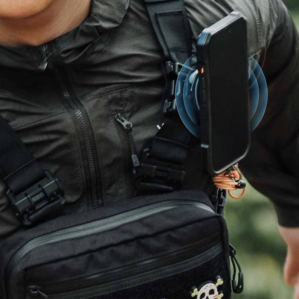 Quick-Release Magnetic Phone Mount for Straps