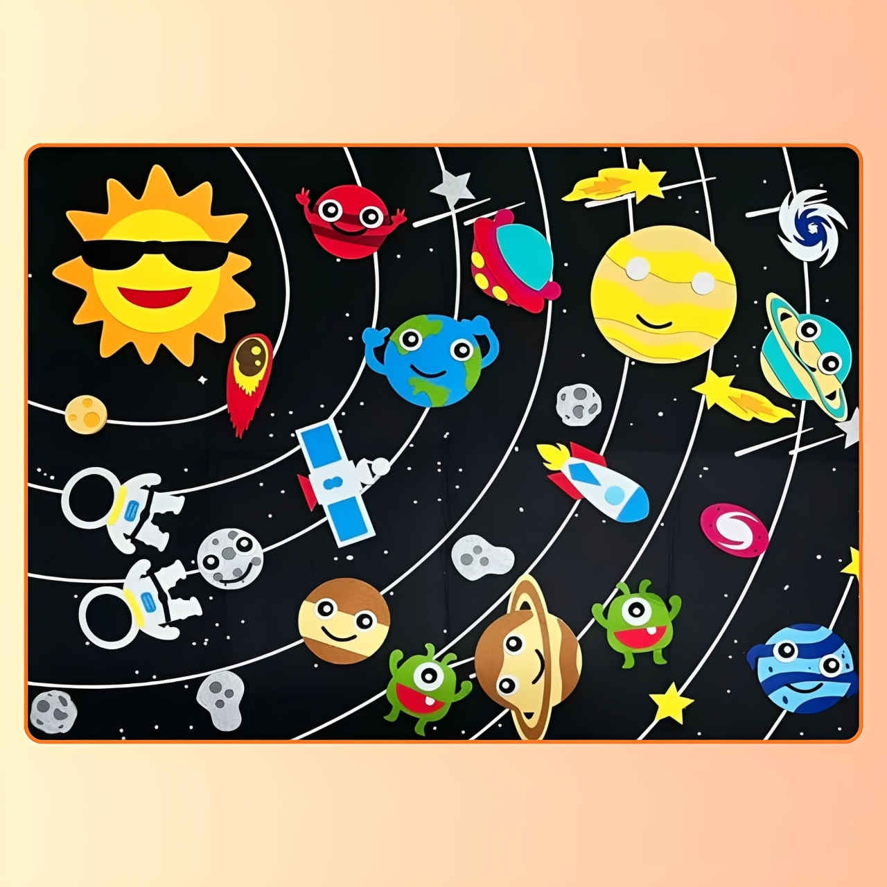 Montessori Learning Felt Board - Explore Imaginative Worlds!