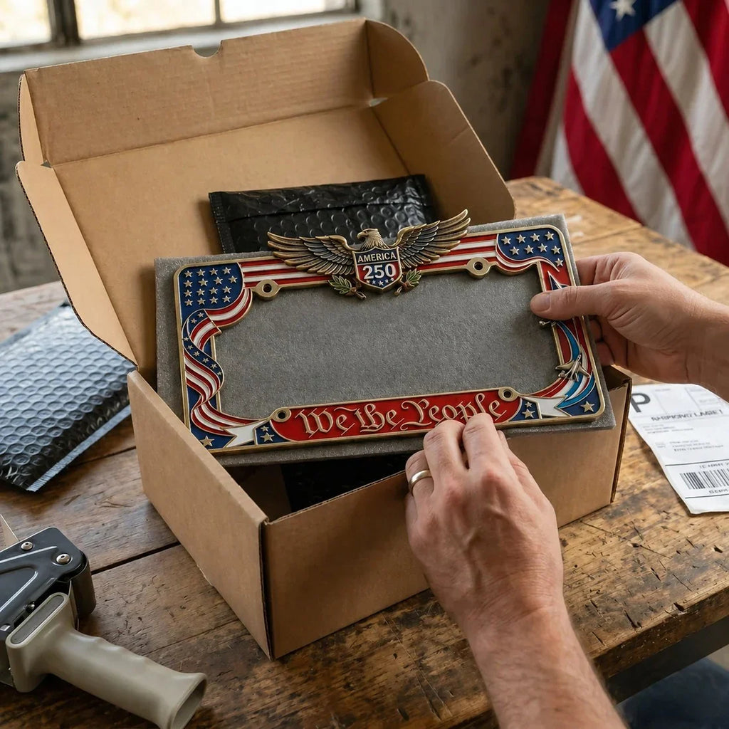 🔥LAST DAY 49% OFF-🦅250th Anniversary Commemorative License Plate Frame