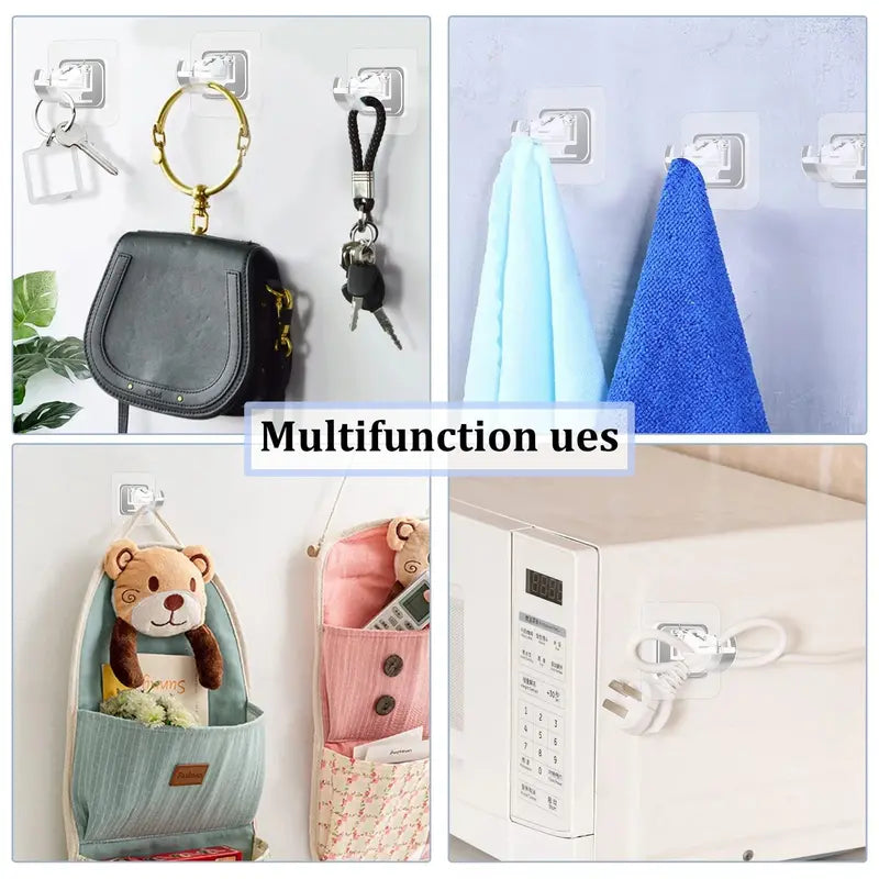 A set of 8PCS Curtain Rod Brackets with Clips