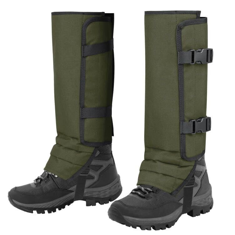 Unisex Adjustable Outdoor Snake-Resistant Leg Gaiters, Abrasion-Resistant Durable Fabric Protective Gear for Hunting, Hiking