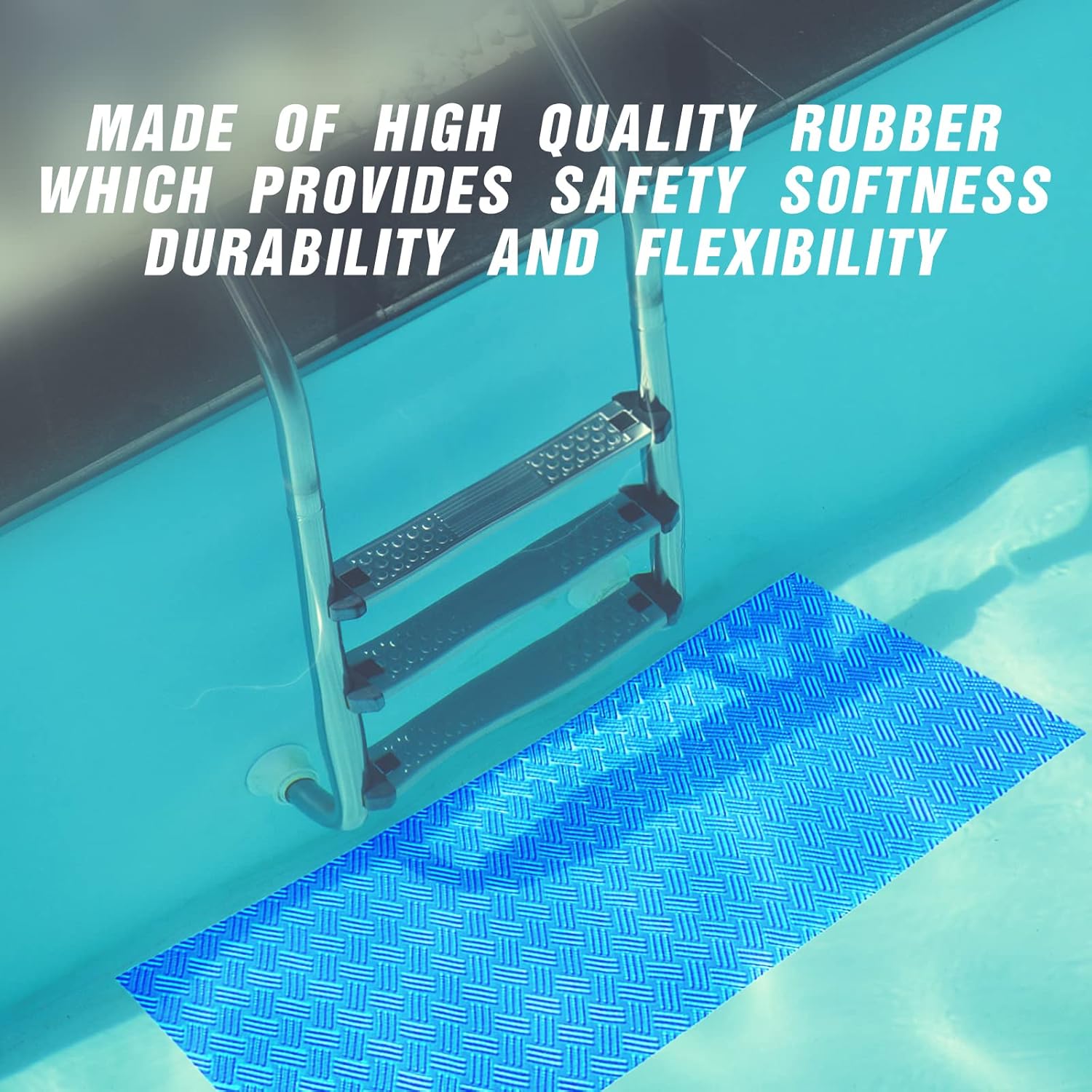 Swimming Pool Ladder Mat,Swimming Pool Step Mat with Non-Slip Texture