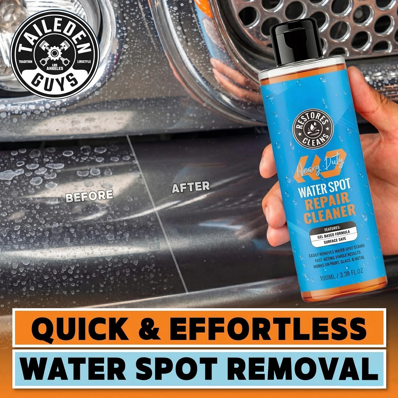 Pro 💦 Water Spot Eraser Gel ✨ – Streak-Free Glass 🪟 & Surface Cleaner 🚗 for Crystal-Clear Shine 🌟