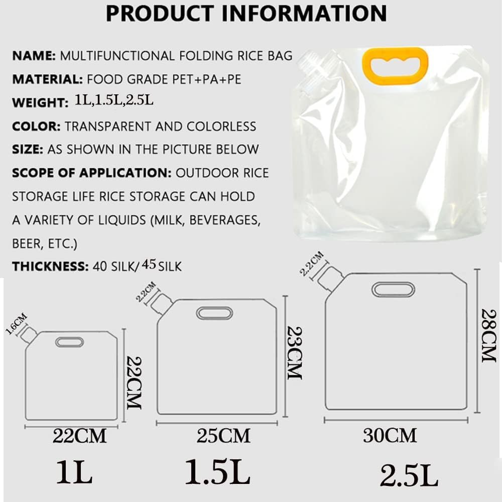 🌾Reusable Airtight Grain Storage Bags | Keep Your Food Fresh & Pantry Neat🔒