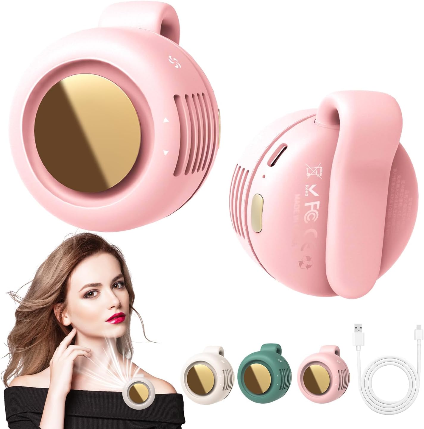 🎁Portable Clip-On Fan – 360° Adjustable