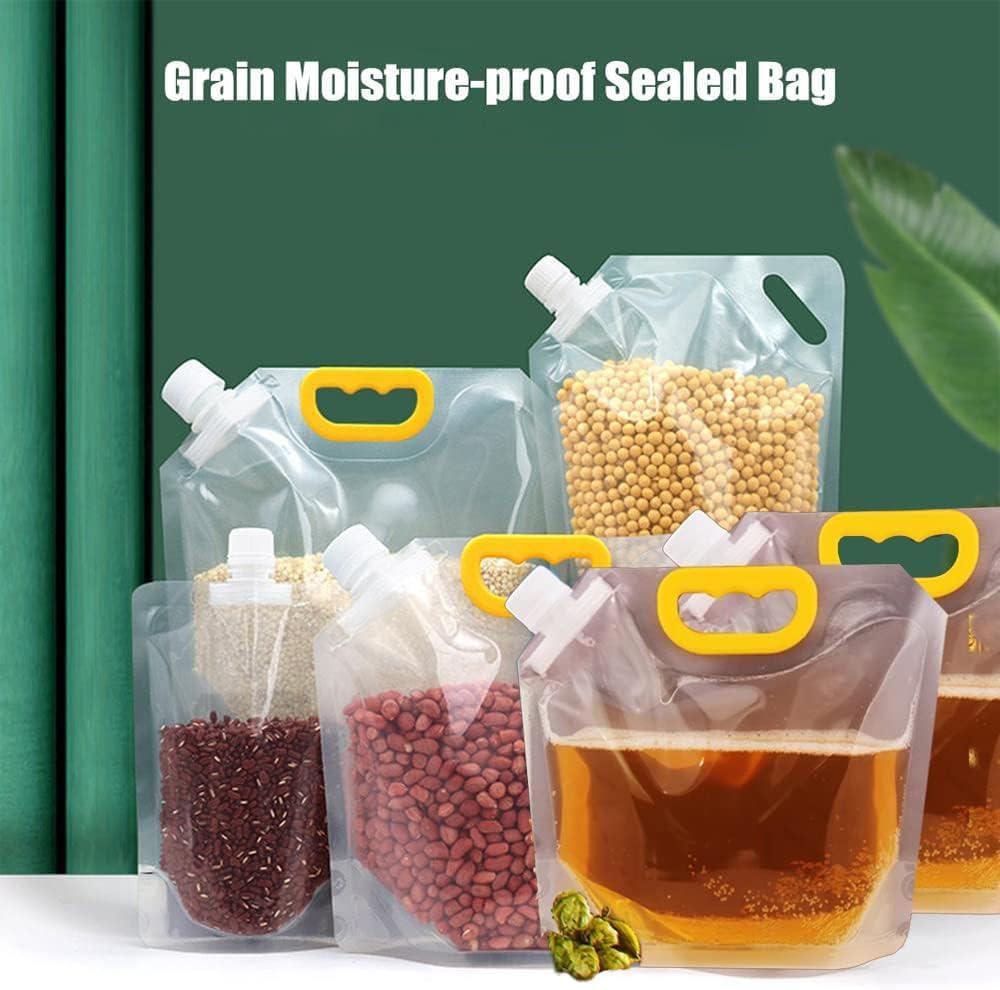 🌾Reusable Airtight Grain Storage Bags | Keep Your Food Fresh & Pantry Neat🔒