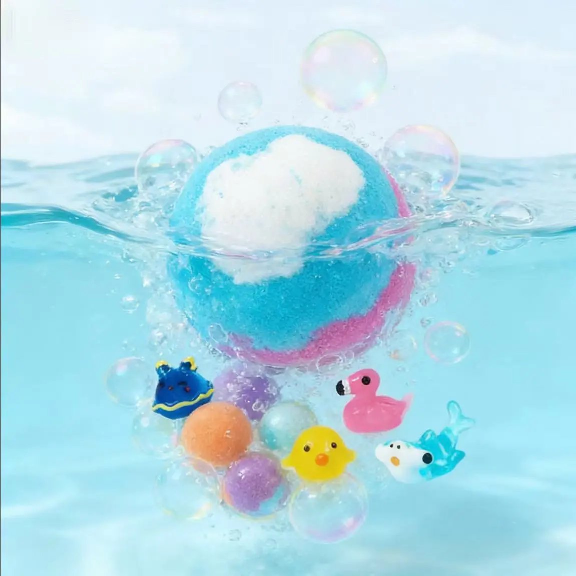 🛁Free Shipping🐣Bath Bombs For Kids – 12 Pack With Surprise Toys Inside, Easter Basket Stuffers