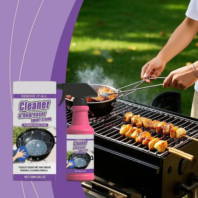 🔥Fast-Acting Heavy-Duty Grill Degreaser Spray