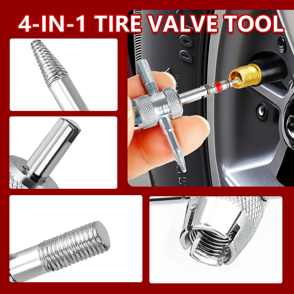 🔥Last Day 49% OFF - 🚗🛠️🔥SnapFixMate Tire Valve Tool Kit -⚡Fix Leaky Valves in 15 Seconds