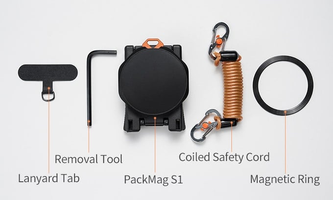 Quick-Release Magnetic Phone Mount for Straps