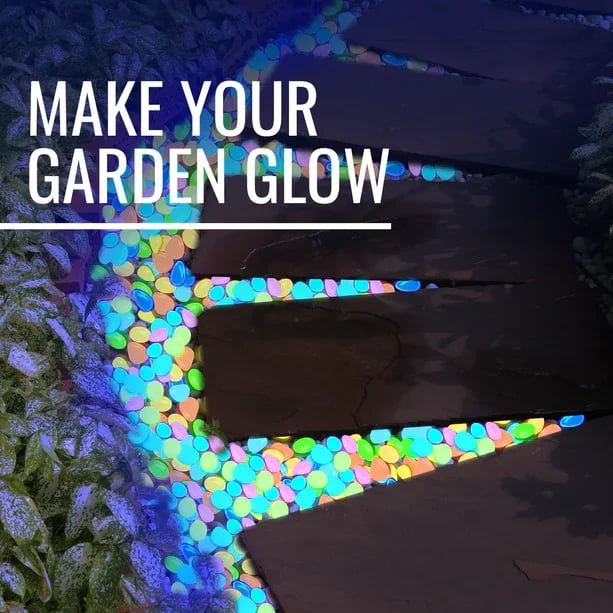 🏆Flash Sale⚡ 50K+ SOLD! Almost Gone-💥Glow In The Dark Rocks - Illuminate Your Outdoors with Enchanting Glow!