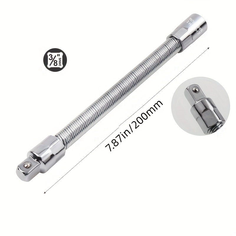 Universal Flex Head Socket Adapter Set – Reach Tight Bolts Faster in Hard-to-Access Spaces-The Must-Have Tools for Mechanics, DIYers & Garage Work