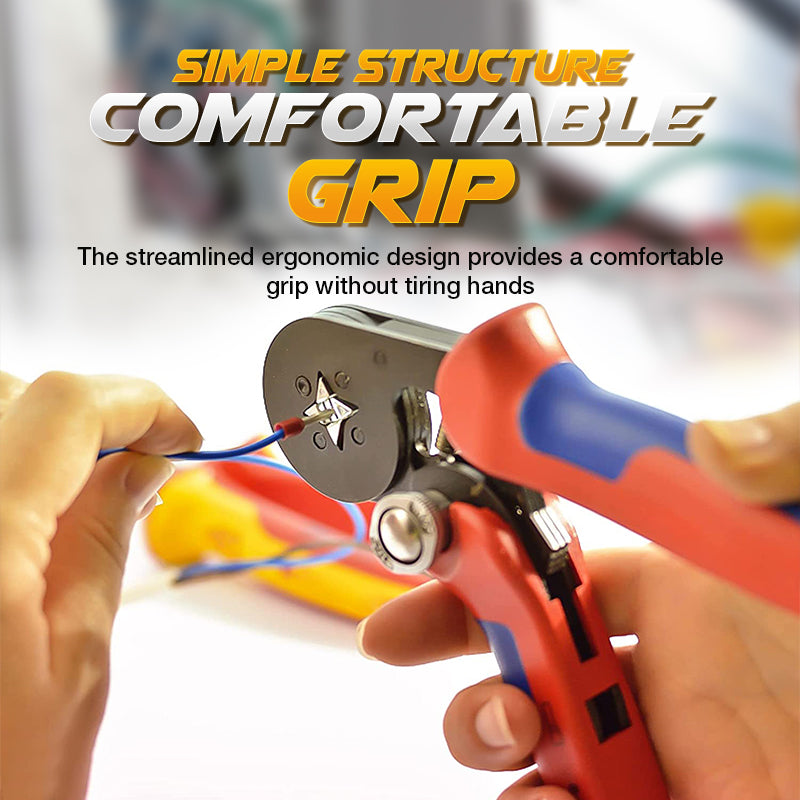 🔥 Hot sale 50% OFF🔥Multifunctional Cold Pressing Electrician Crimping Pliers Set
