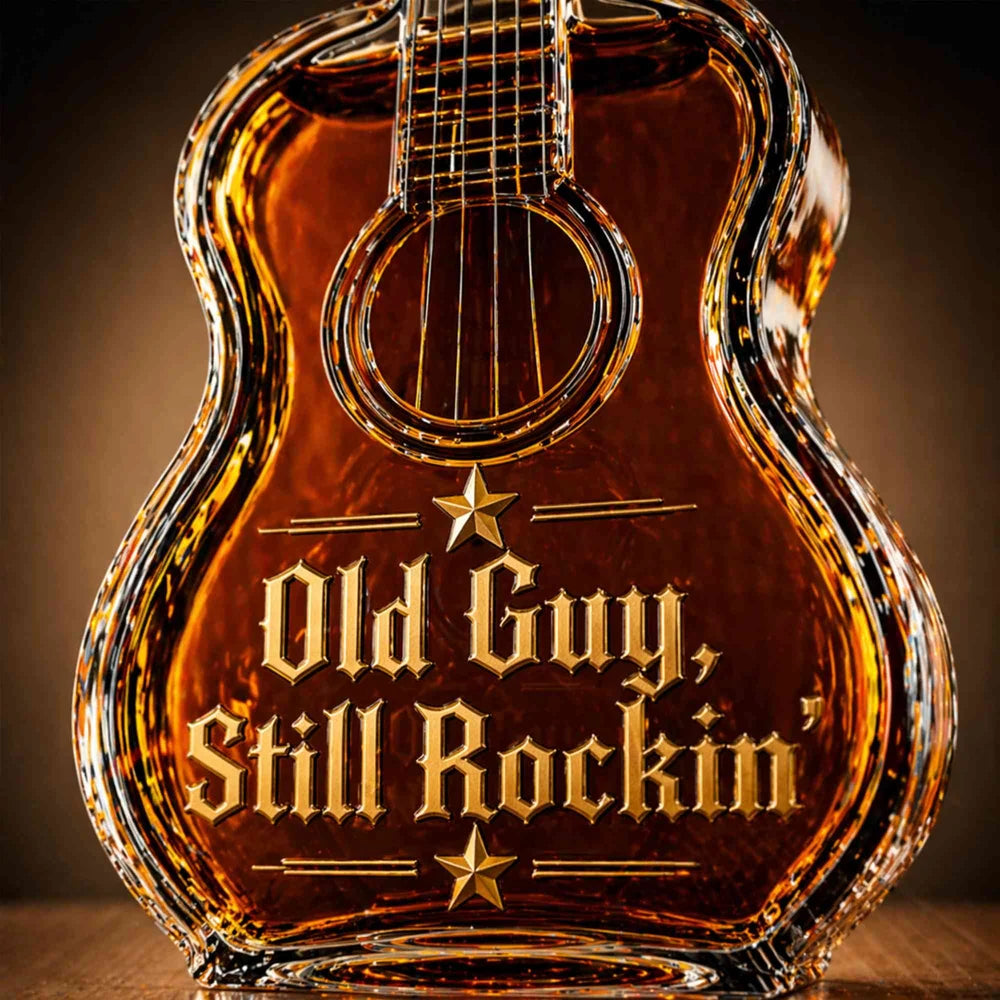 🎸🥃 Rock Style Guitar-Shaped Wine Bottle Decanter – Luxury Liquor Display for Music Lovers 🔥✨