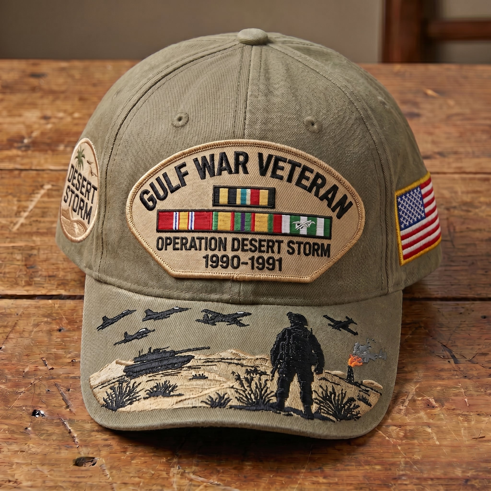 🇺🇸 Last Day Promo: 70% OFF 🎖️ - Gulf War Veteran Tribute Cap