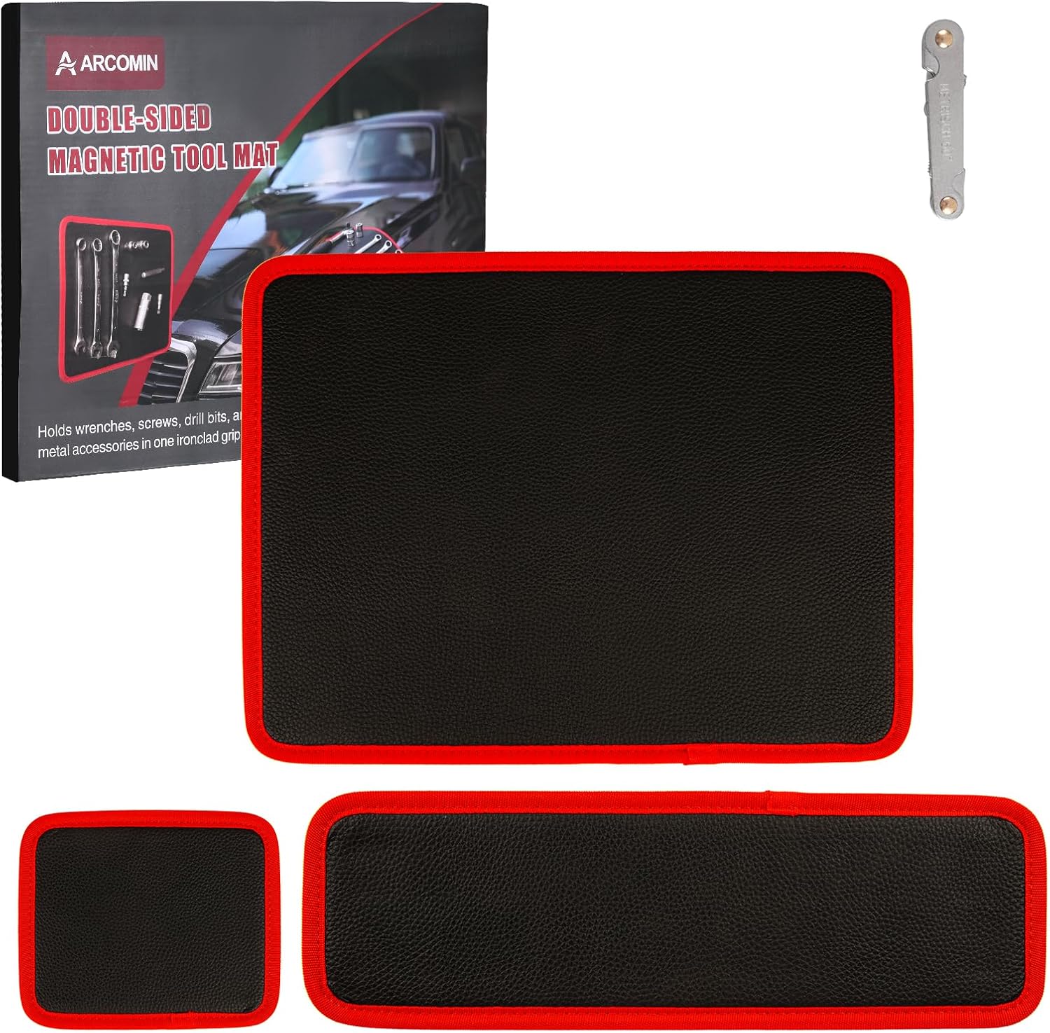 🛠️‌3PC Flexible Magnetic Tool Mat & Tray Holder