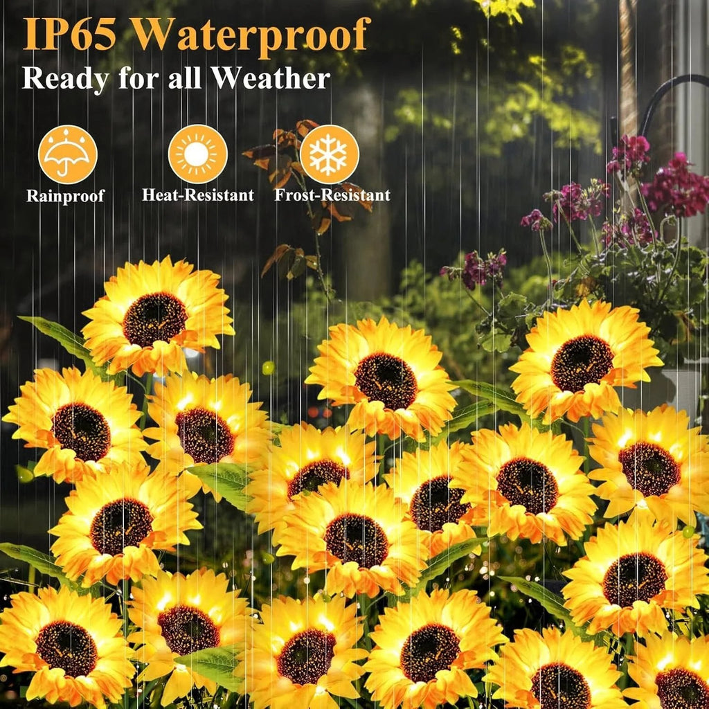 🌻🌞Solar LED Sunflower Garden Lights