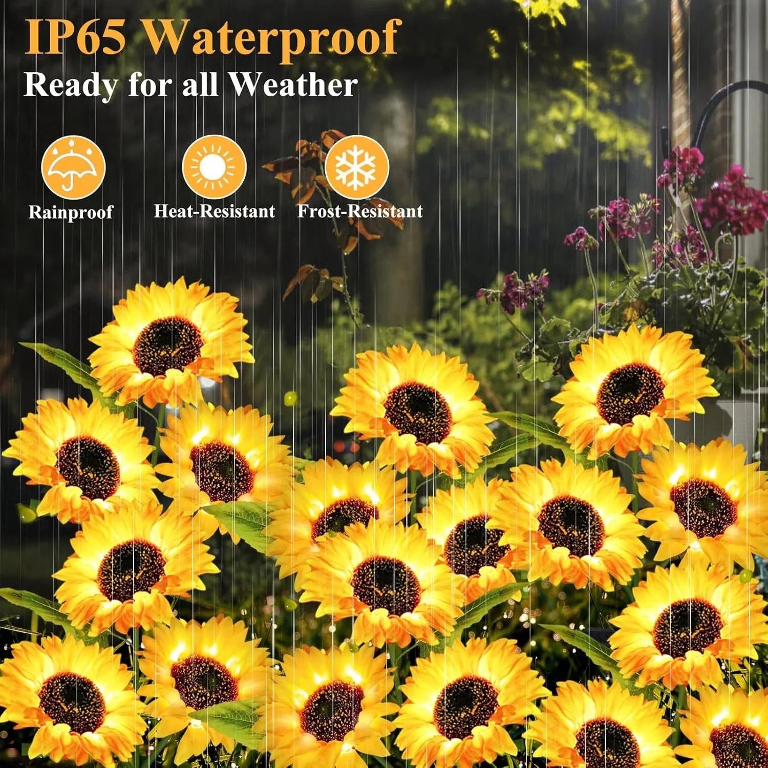 🌻🌞Solar LED Sunflower Garden Lights