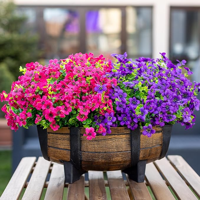 💐 UV-Resistant Colorful Artificial Flowers – 49% OFF Today Only 🌸