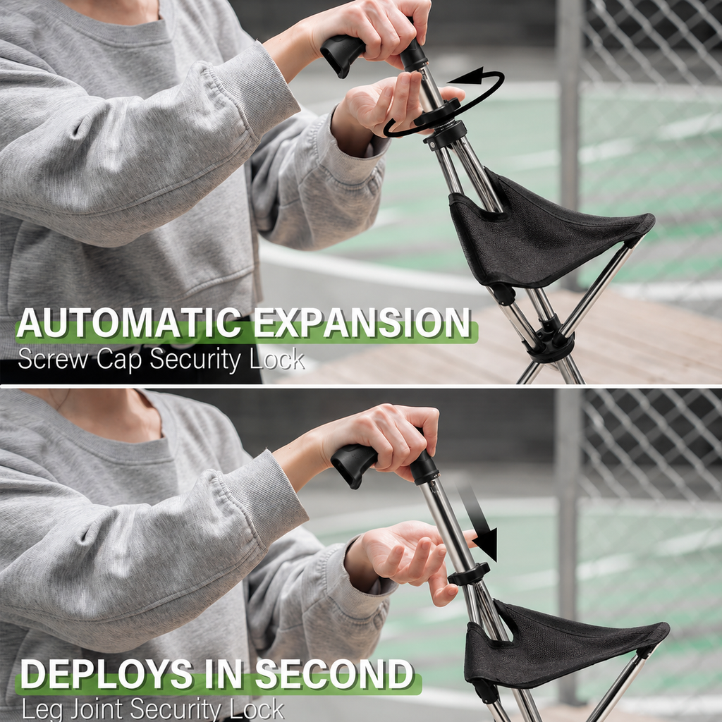 Folding Portable Cane Chair: The Best Gift for Seniors
