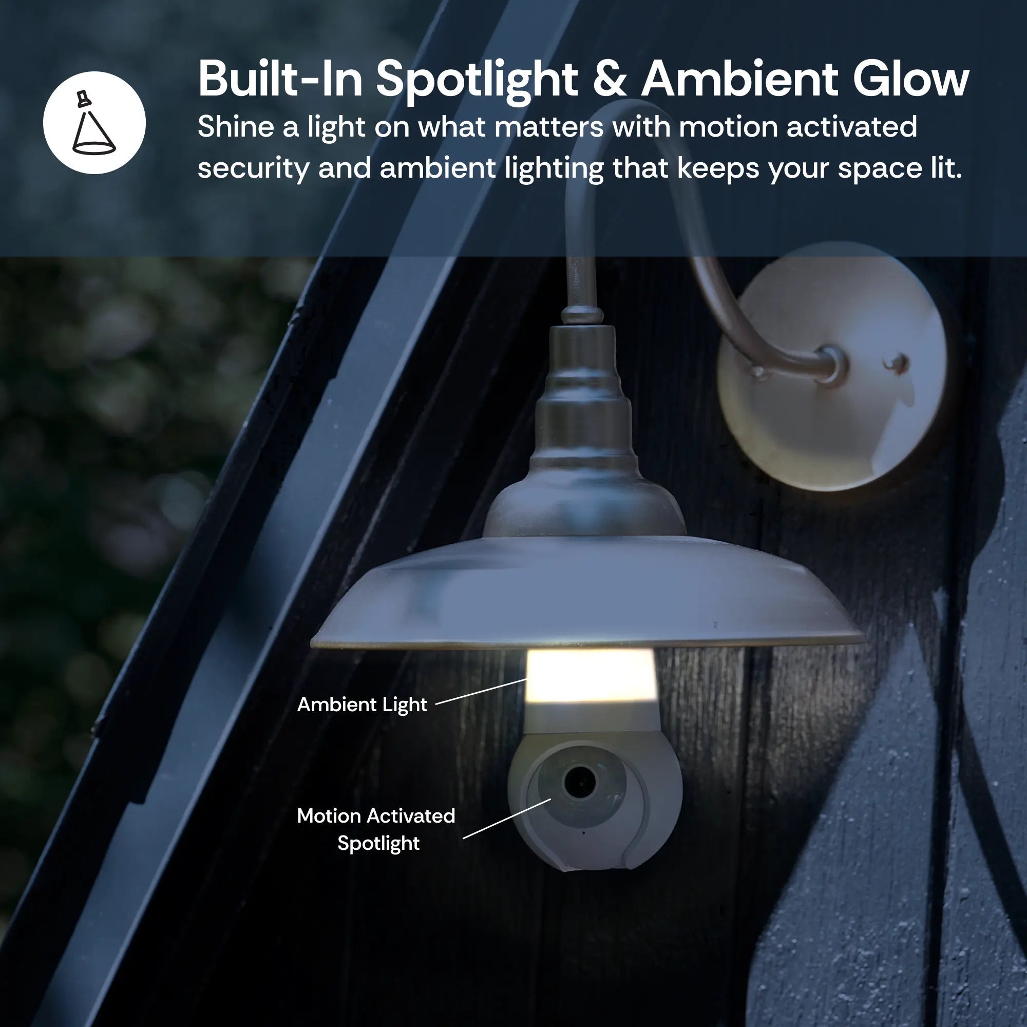 📹Luna Light Cam V3 – Smart Security Camera with Color Night Vision