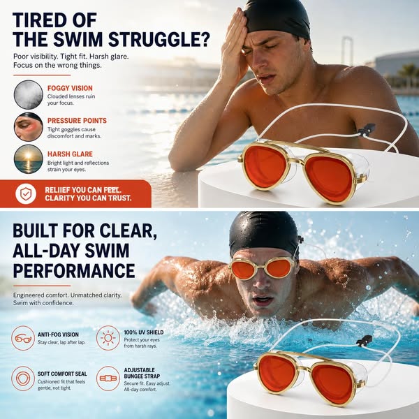 Speedo Sunny G Swim Goggles – Anti-Fog UV Protection Swimming Goggles 🏊‍♂️☀️