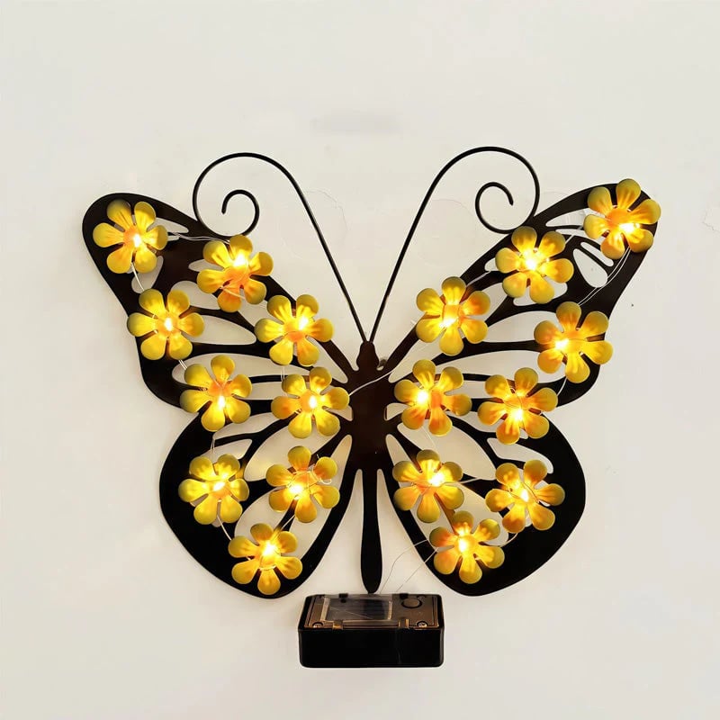 🦋 Solar Butterfly Garden Light