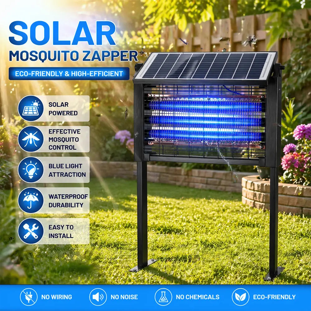 🦟Solar Mosquito Zapper – Eco-Friendly &amp; High-Efficient