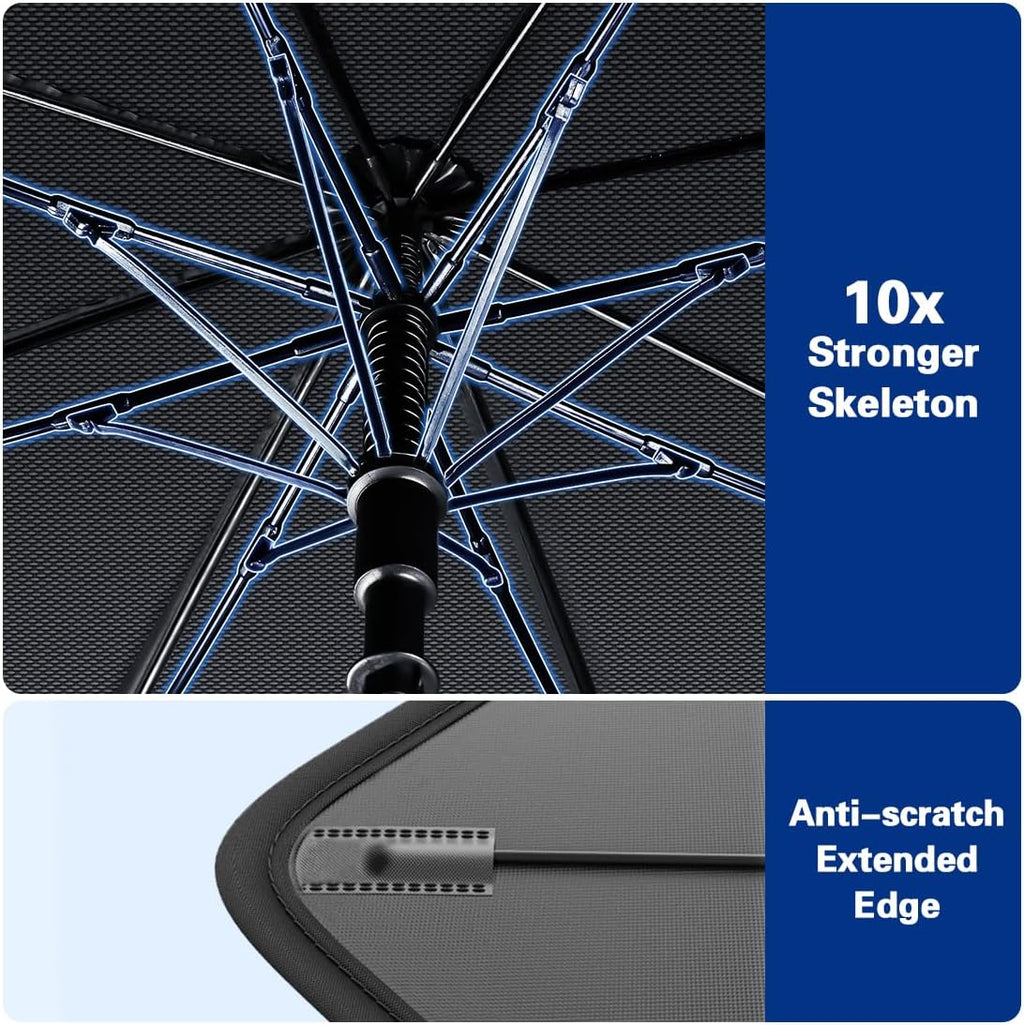 ☀️ 2026 Windshield Sun Shade Umbrella – Foldable, UV Block, Heat Insulation