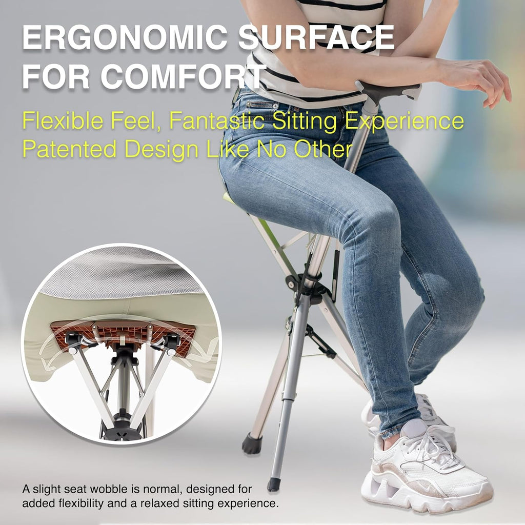 Folding Portable Cane Chair: The Best Gift for Seniors