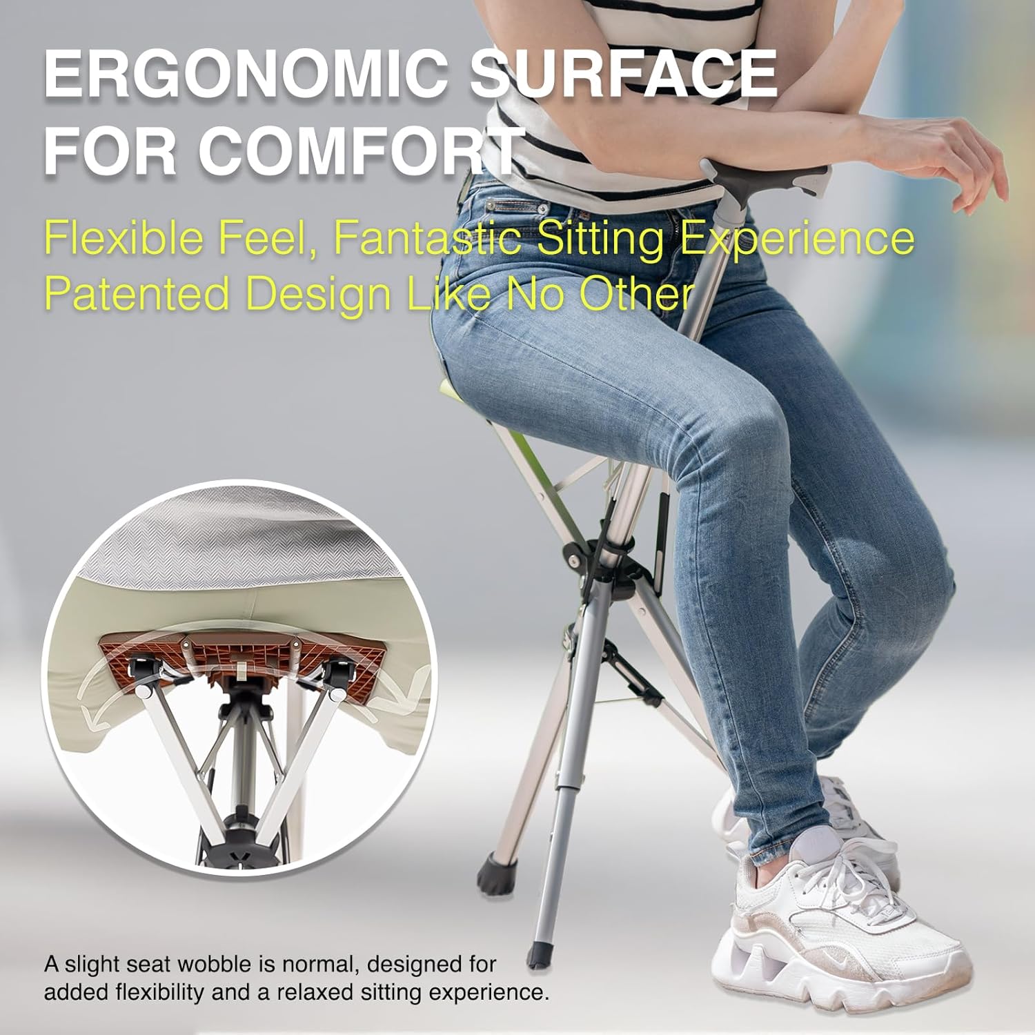 Folding Portable Cane Chair: The Best Gift for Seniors
