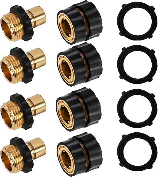 🔥2026 Universal Quick Connect Pro Garden Hose Fittings – Heavy-Duty Reusable Premium Rust-Proof Hose Coupler Set 🛠️