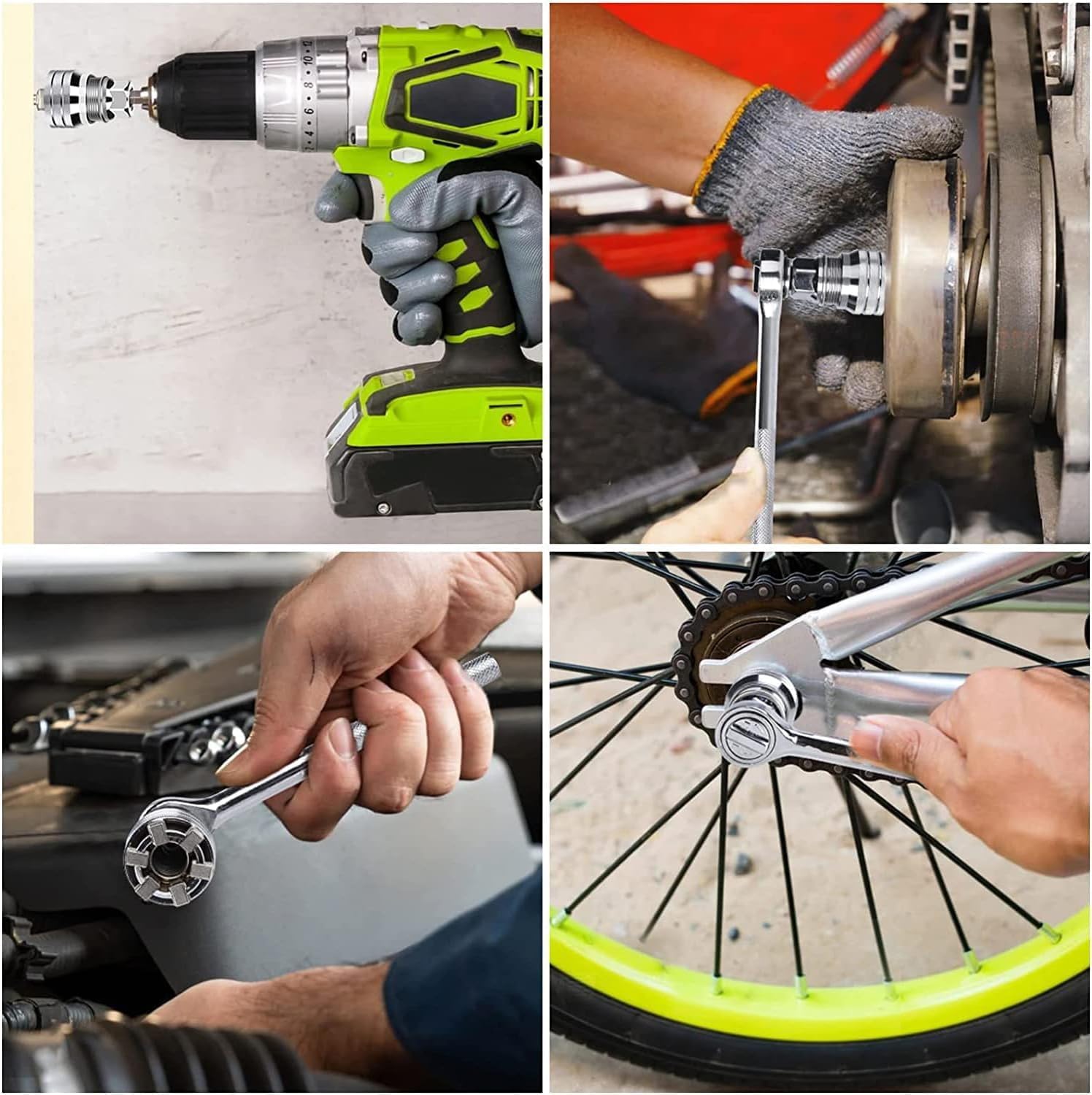 🚗BUY 2 FREE SHIPPING🔥 Multi-Function Universal Socket Wrench Tool