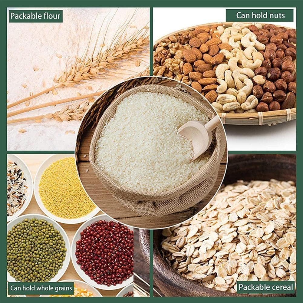 🌾Reusable Airtight Grain Storage Bags | Keep Your Food Fresh & Pantry Neat🔒