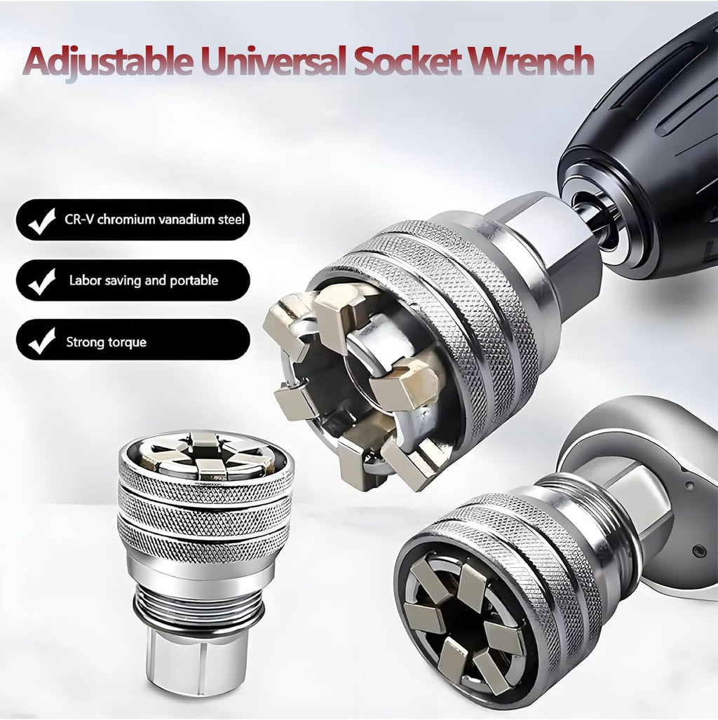 🚗BUY 2 FREE SHIPPING🔥 Multi-Function Universal Socket Wrench Tool