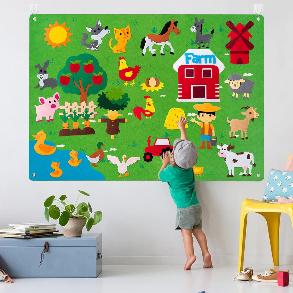 Montessori Learning Felt Board - Explore Imaginative Worlds!
