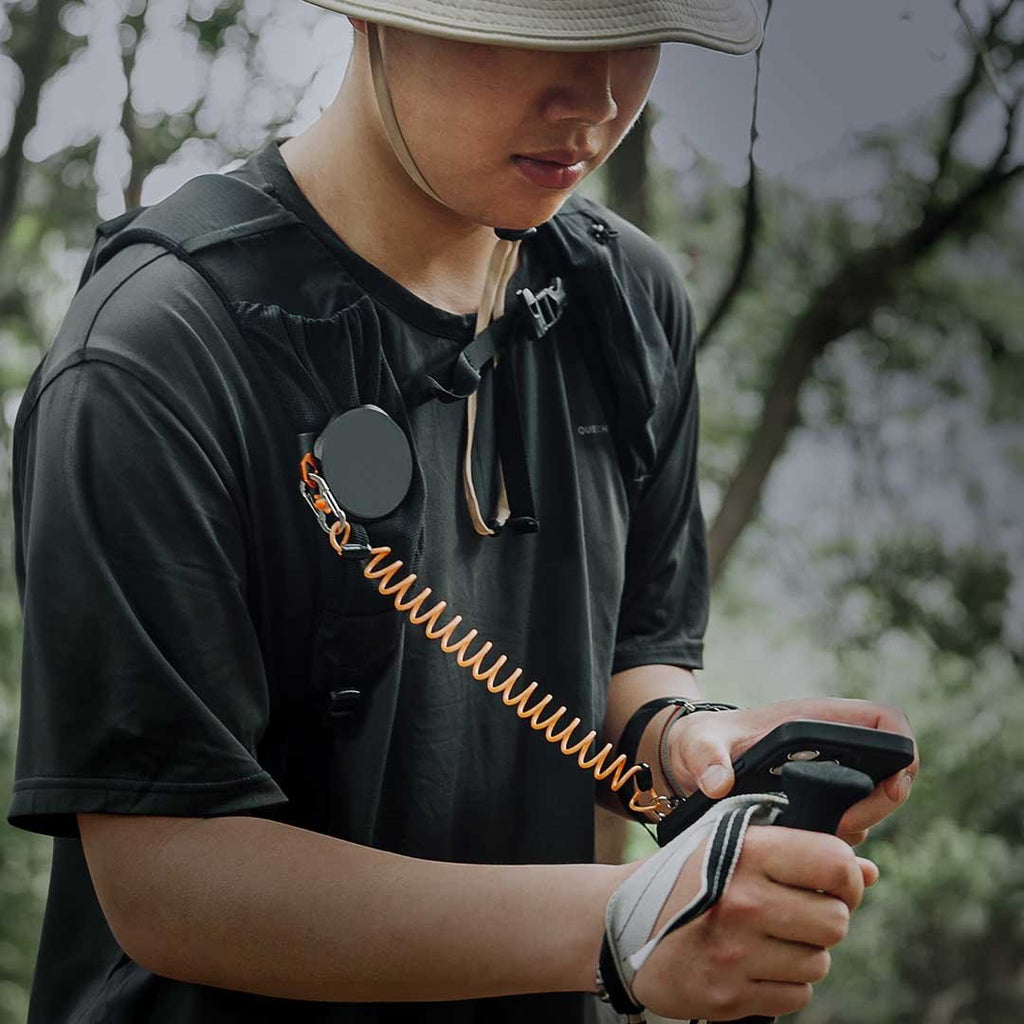 Quick-Release Magnetic Phone Mount for Straps
