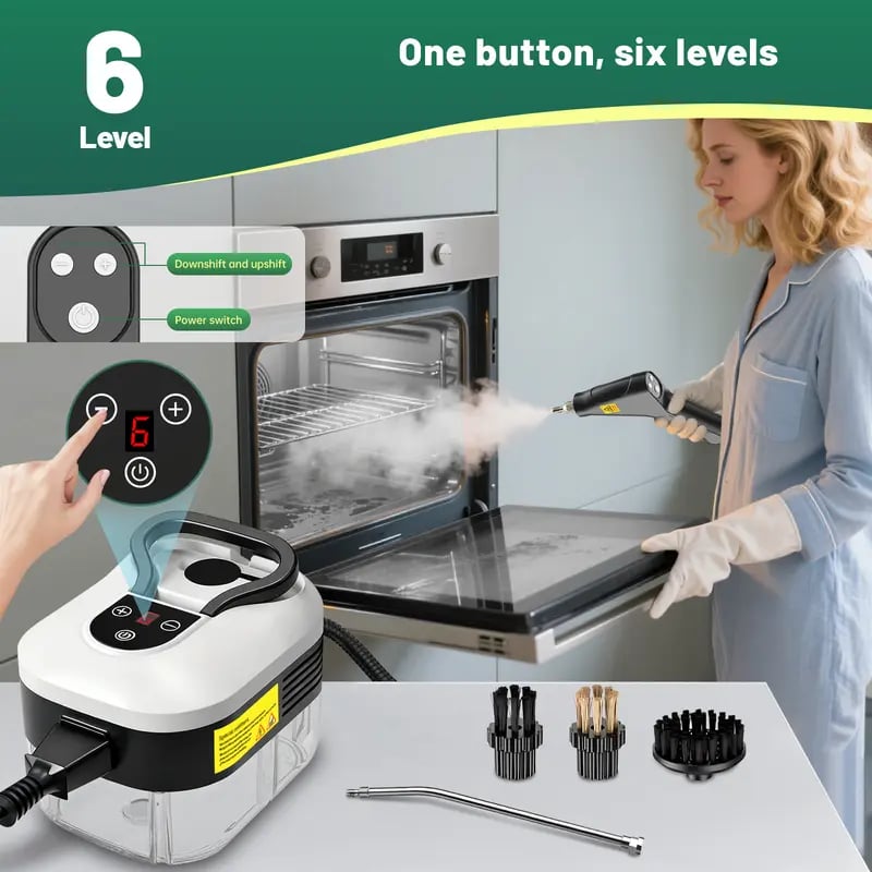2500W Handheld High-Temperature Pressurized Steam Cleaner