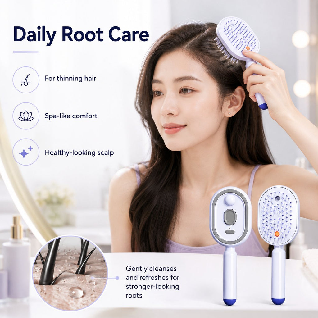 3-in-1 Scalp Spa: Red Light & Misting Detangler