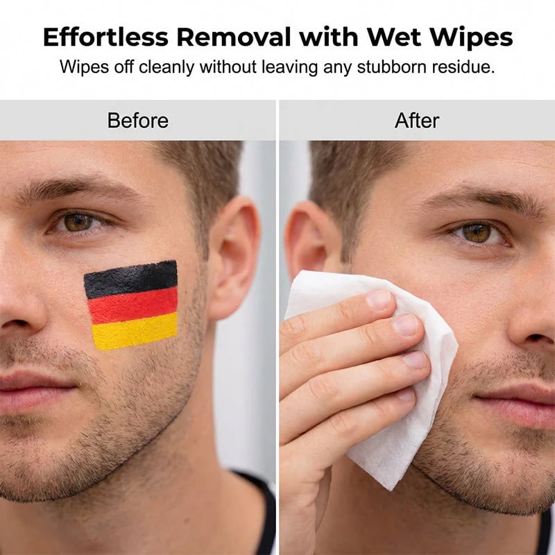🏆Buy 1 get 1 free🎉National Flag Face Paint Stick for Sports Fans! ⚽