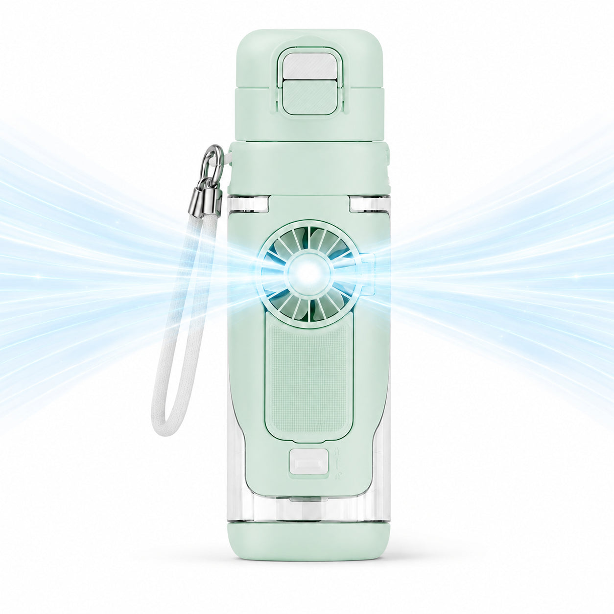 💨Spray Fan Cup – 2-in-1 Cooling Fan &amp; Double Drink Cup