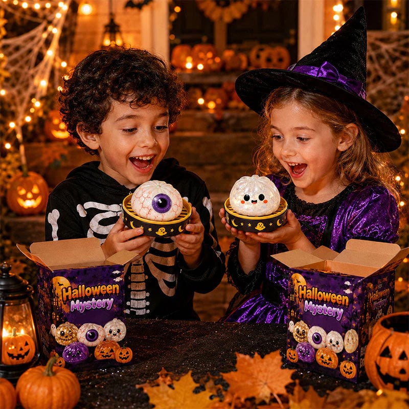 🎃 Halloween Dumpling Squeeze Squishy Toy