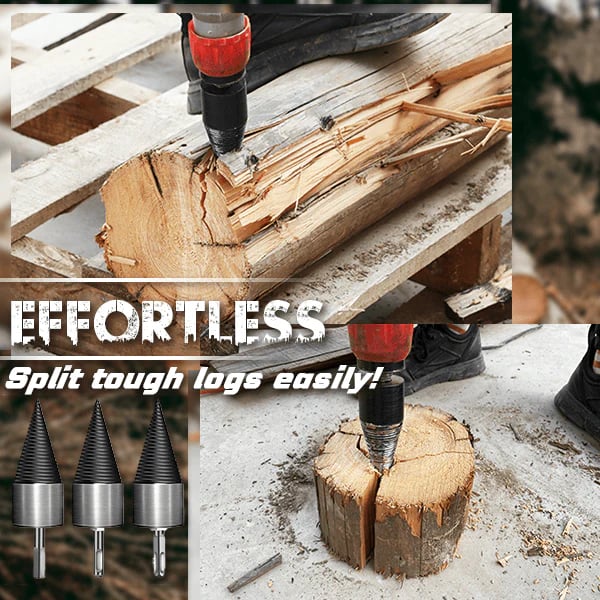 🥳2026 HOT SALE🥳💞50K+ SOLD!🔧✅The Professional Upgrade for Firewood Prep. Durable Drill Set Makes Quick Work of Logs. 🛠️⚡