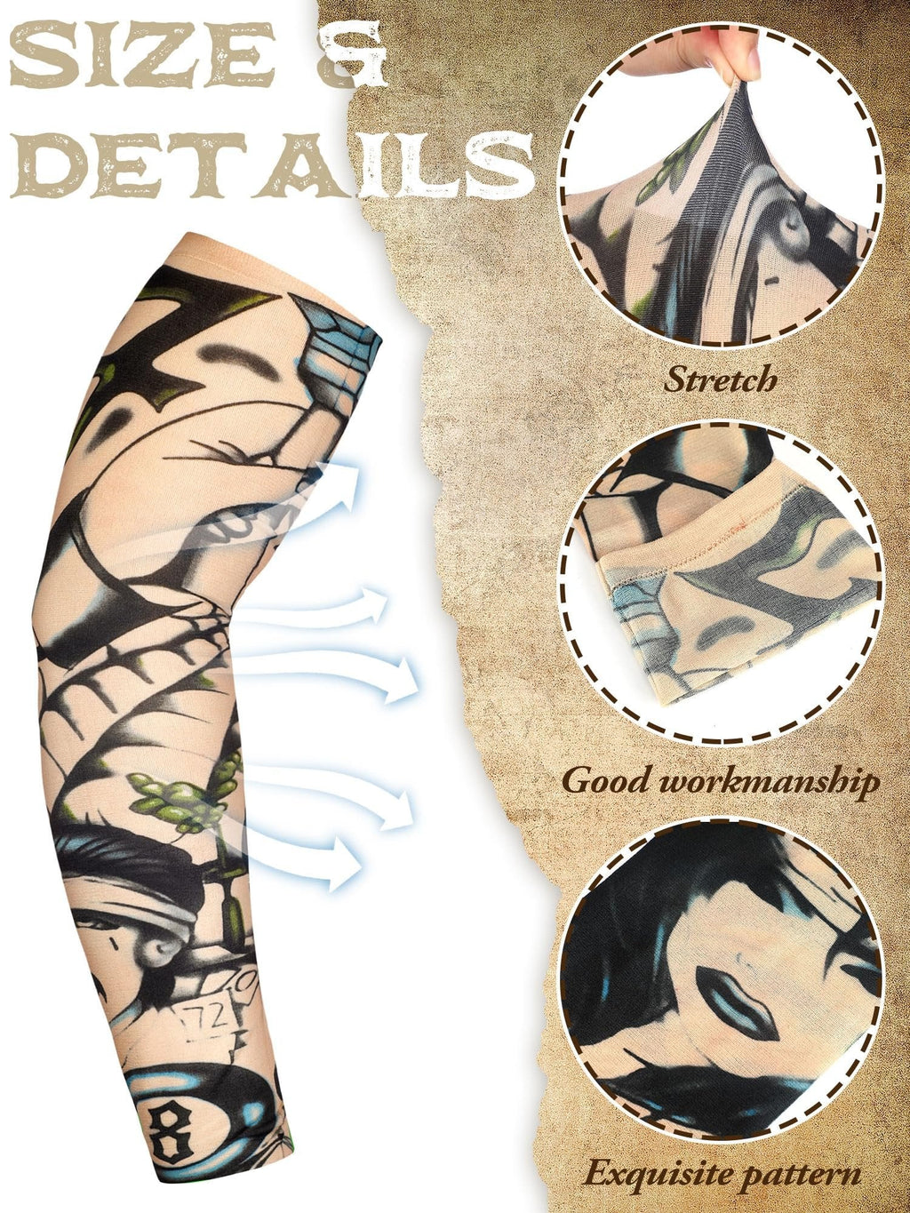 UV Protective Tattoo Sleeves