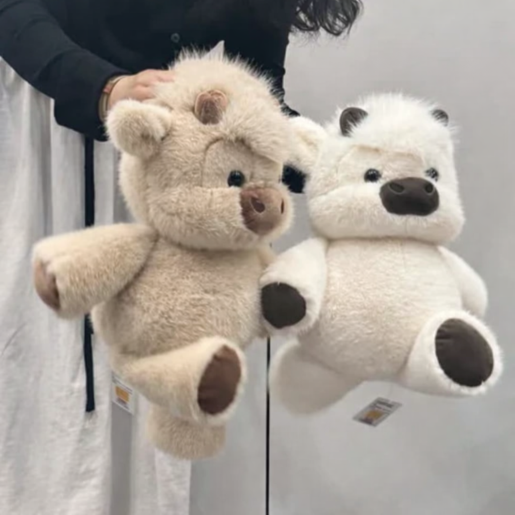 Double-sided cute cow plush toy