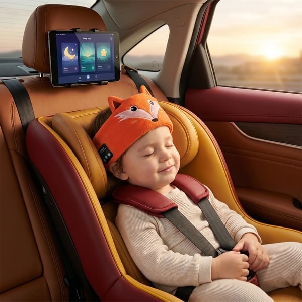 🔥LAST DAY 49% OFF -🎧 Kids’ Animal Bluetooth Sleep Headband Headphones
