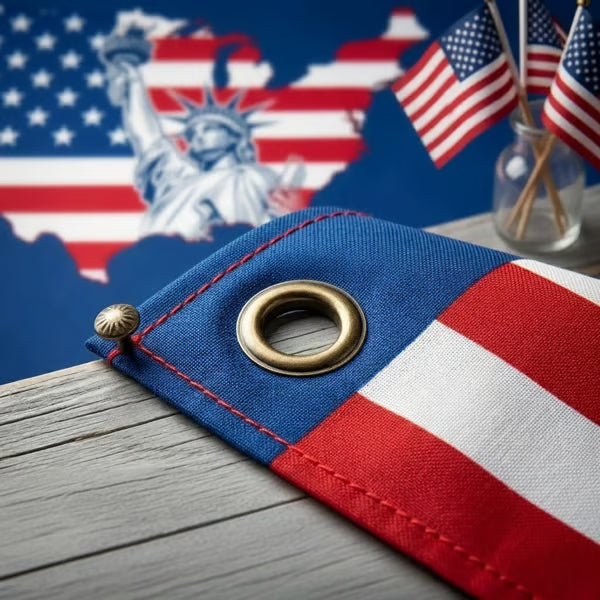 🗽USA 250th Anniversary Flag Half Round Banner🦅