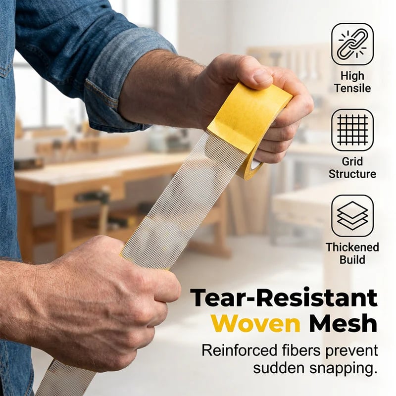 Strong Adhesive Double-sided Mesh Tape
